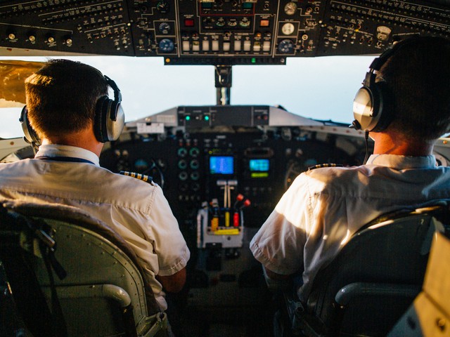 cockpit of aeroplane